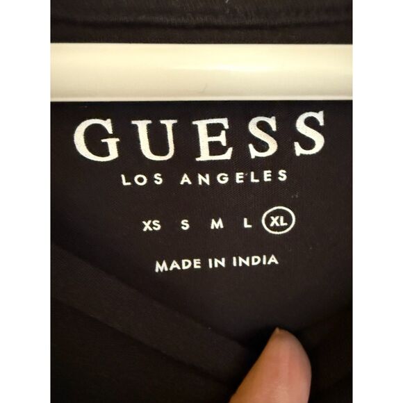 Guess Black Sunset Gradient Embroidered Graphic Women's Size XL - Picture 4 of 4